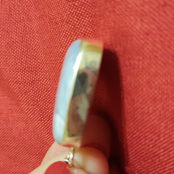 LARIMAR New STERLING SILVER LARIMAR pendant - Picture 6 of 7